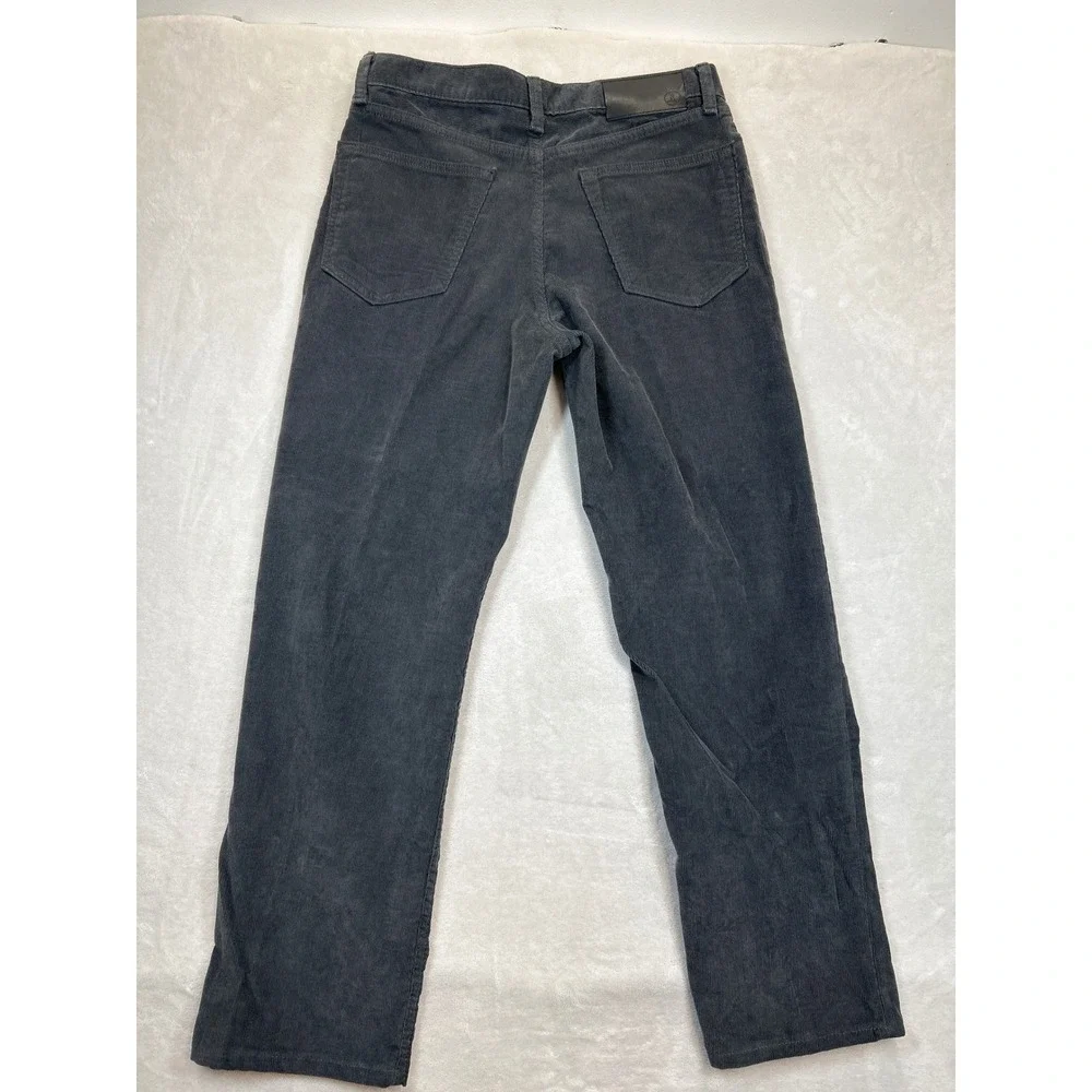Lands'‎ End Pants Mens 33x29 Gray Corduroy Traditional Fit